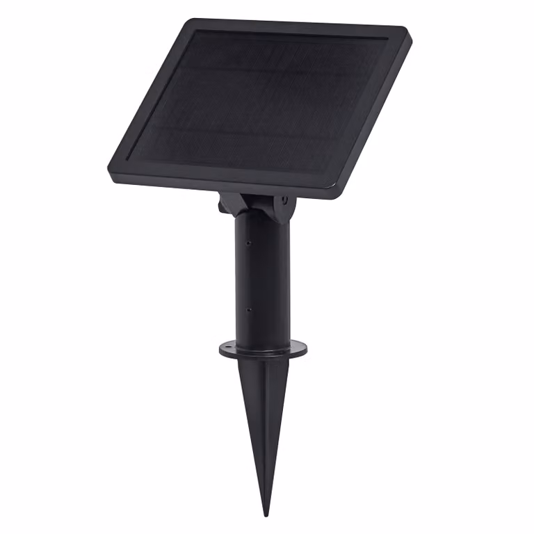 LEDVANCE ENDURA HYBRID pannello solare, componenti luminosi ibridi, nero, plastica, classe di protezione IP67, funzionamento solare e di rete, campi di applicazione versatili, facile installazione