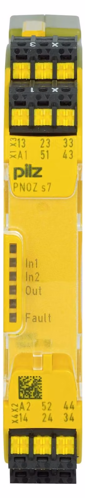 Unità di contatto 24VDC 4 n/o 1 n/c - Relè di sicurezza DC EN954-1 Cat 4 PNOZ s7 C #751107
