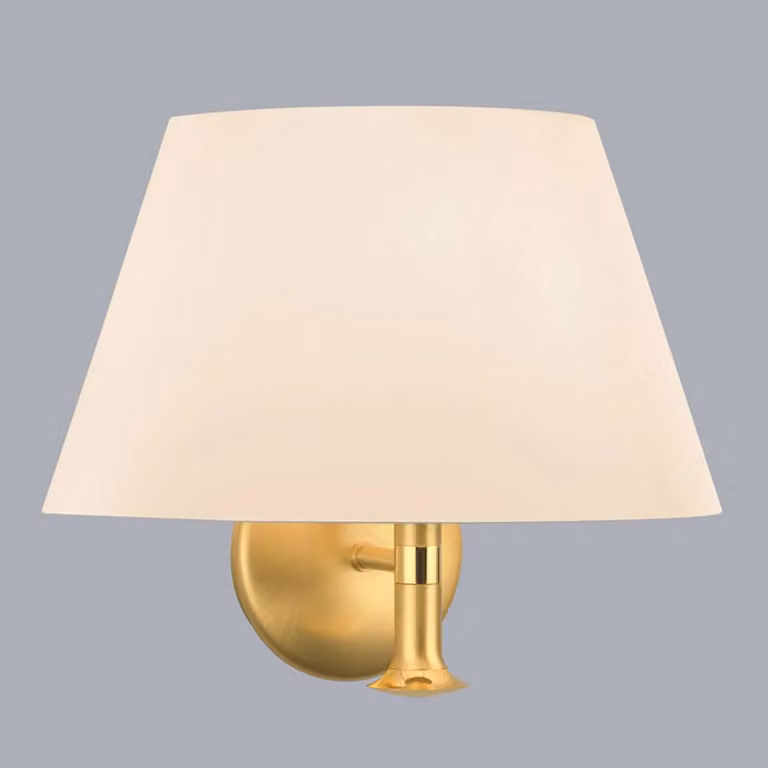 Hufnagel Applique da parete Royce, Ottone / Oro, Soggiorno / Sala da pranzo, Ottone, Moderno, Applique