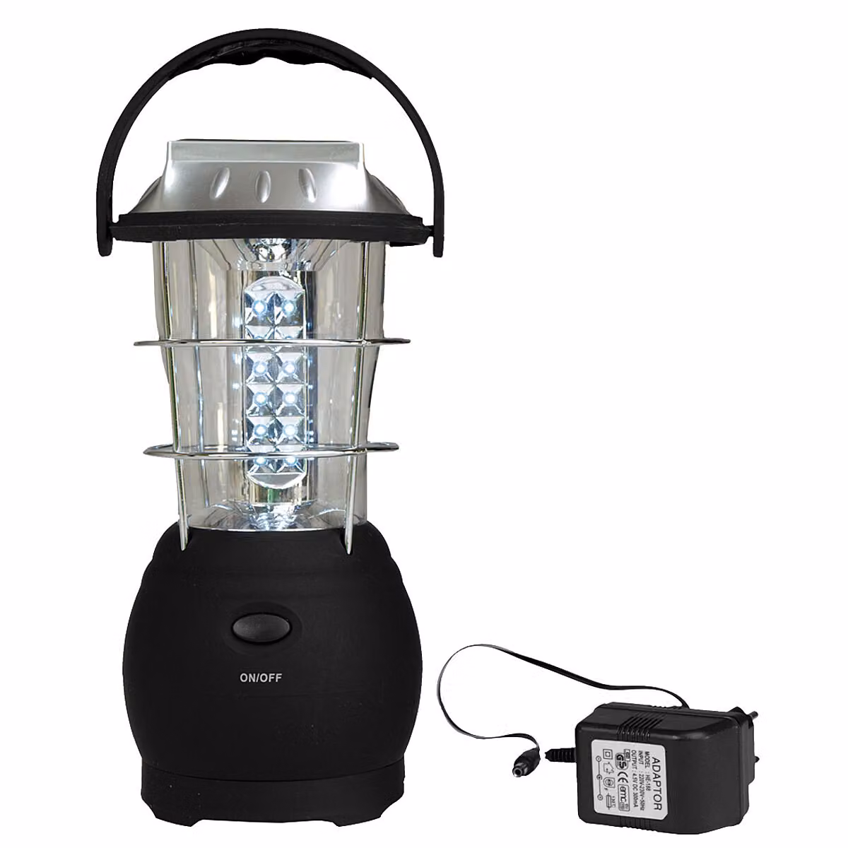 Lanterna LED ricaricabile MIL-TEC a 3 vie con caricatore / manovella / solare