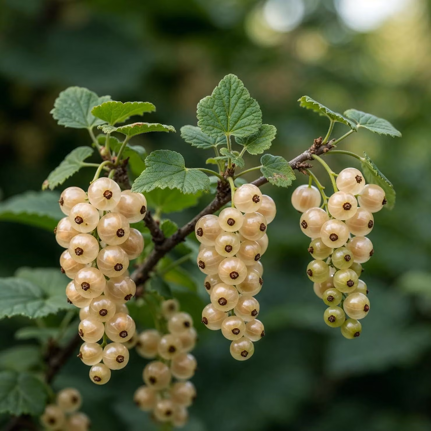 Collezione di uva spina bianca - 3 piante - Resistente al gelo e perenne - Autentiche piante da frutto provenienti dall'Olanda - senza semi, senza bulbi, non artificiali