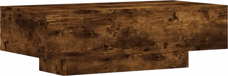 Tavolino da Salotto Rovere Fumo 100x49,5x31cm Legno Multistrato