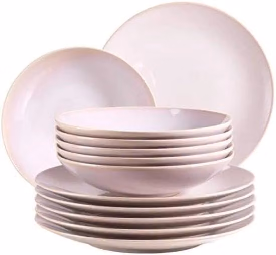 Set di bordo 12 pezzi - Set di bordo da tavola - Rosa