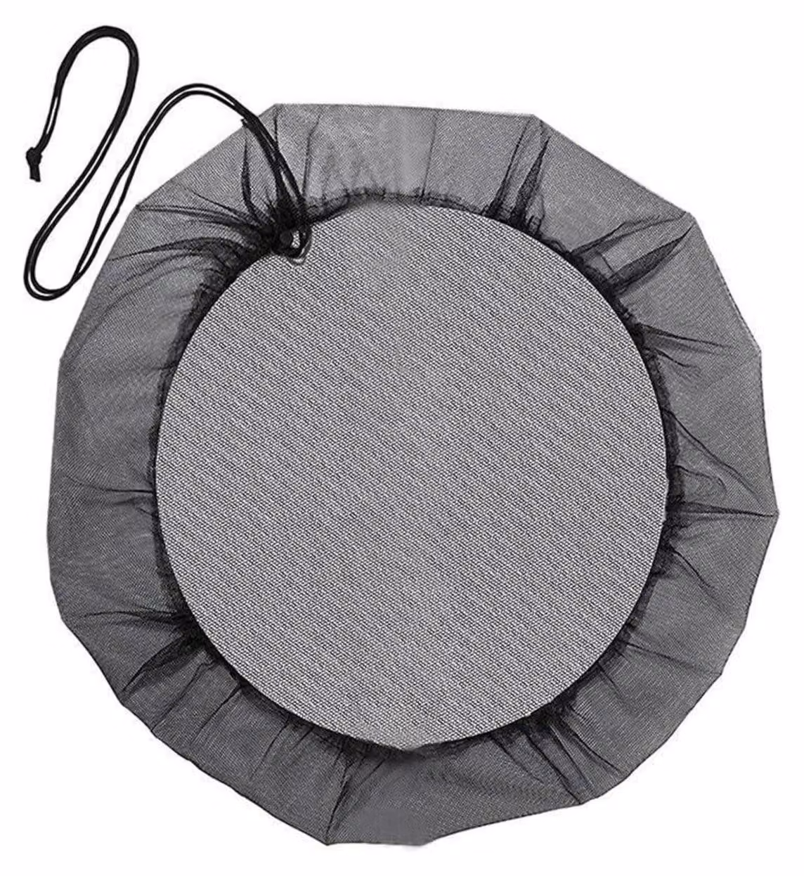 Contenitore per rifiuti da esterno, rete, 95 cm, regolabile, resistente alle intemperie, protezione dalle zanzare, cordoncino di serraggio, altezza regolabile da 60 a 120 cm