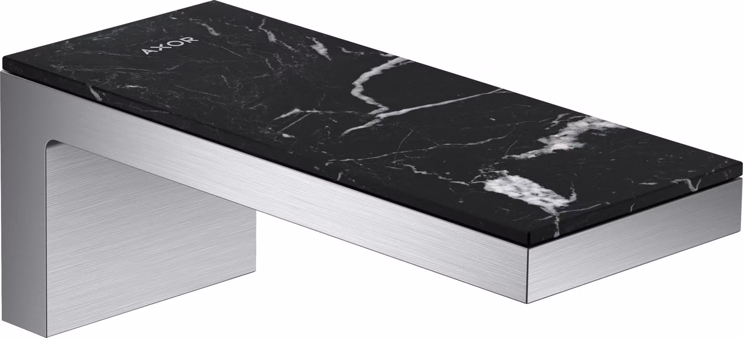 hansgrohe AXOR MyEdition 200 plateau de table en marbre Nero Marquina, 47913000, 47913000