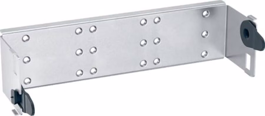 Piastra di montaggio Geberit GIS 270 mm, per valvola di intercettazione da incasso, zincata