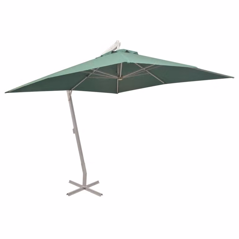 vidaXL Ombrello Ampel 300x300 cm palo in alluminio verde