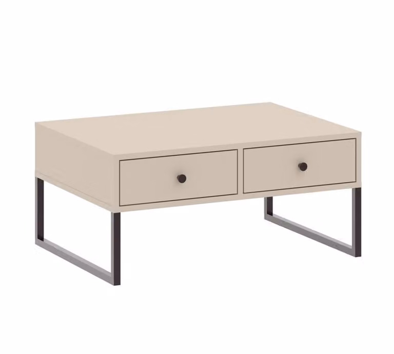 Tavolino da soggiorno con cassetti SANGER - cashmere