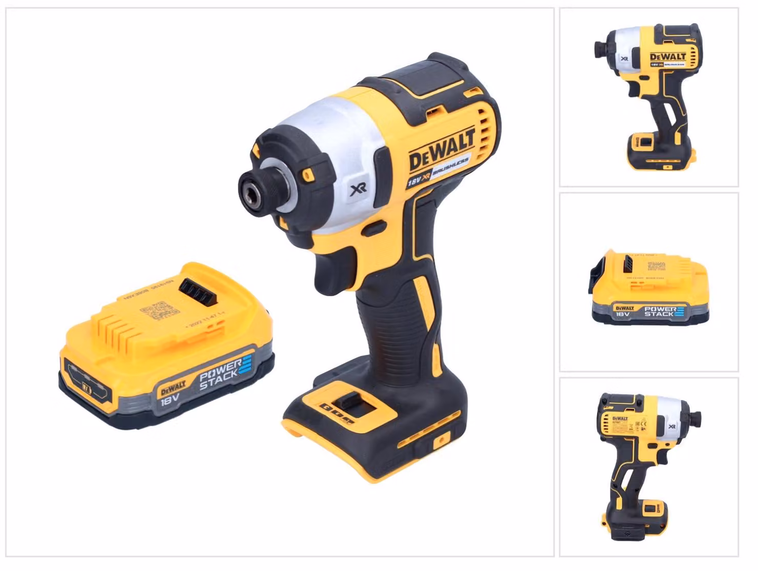 DeWalt DCF 887 N 18 V 205 Nm 1/4'' Avvitatore a impulsi senza spazzole + 1x batteria 1,7 Ah - senza caricabatterie