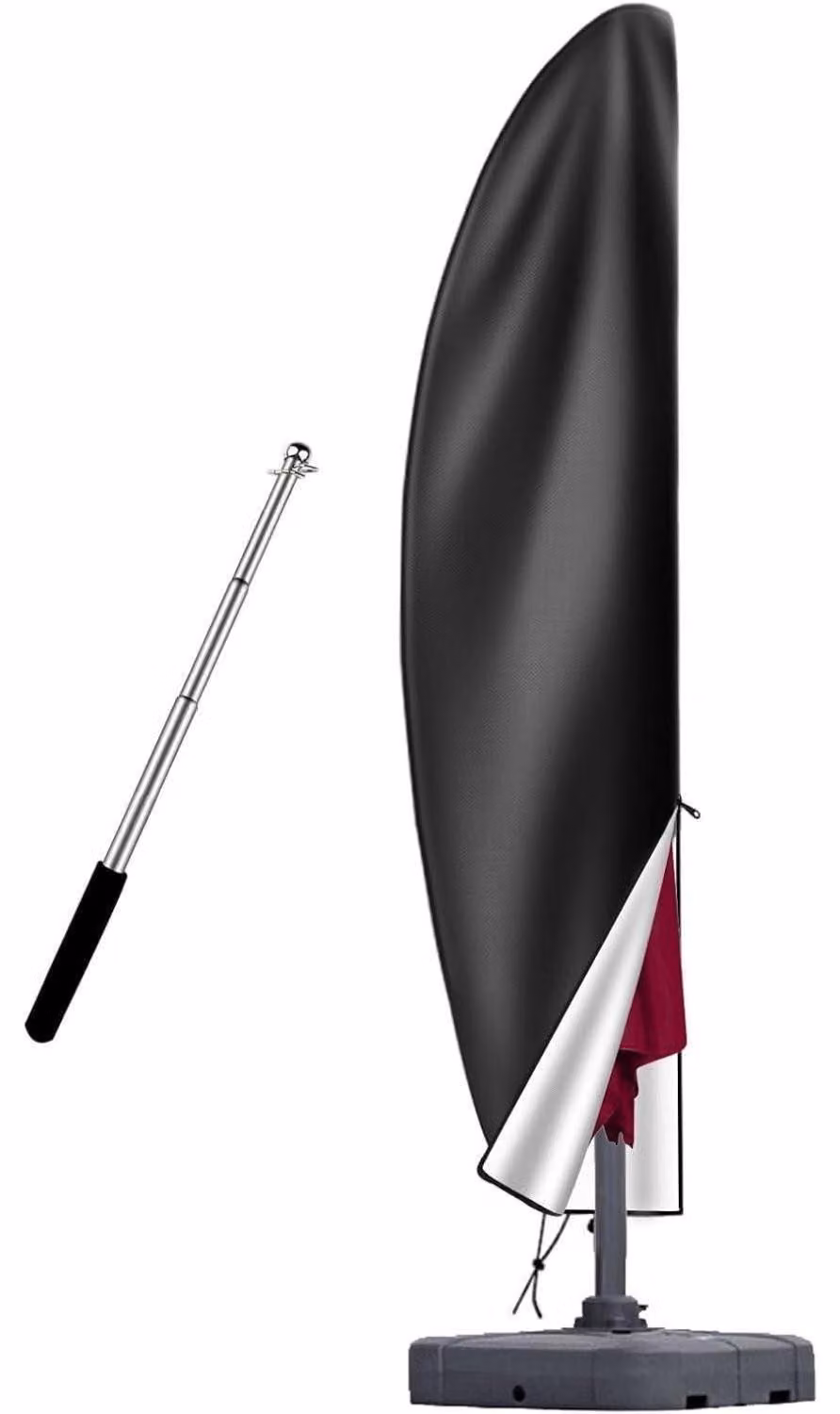 Custodia protettiva per ombrellone, impermeabile, da 250-300 cm, realizzata in tessuto Oxford