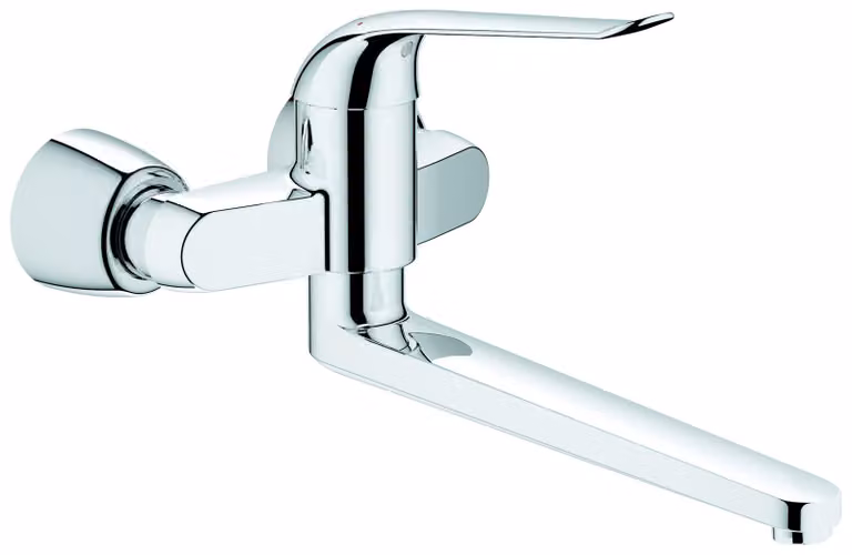 Grohe Euroeco Special Mitigeur monocommandé pour lavabo, montage apparent, saillie 341mm, sans vidage, 32775000, 32775000