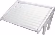 Asse per lavare con supporto 110M2 BI Bianco L: 58 cm, P: 39 cm