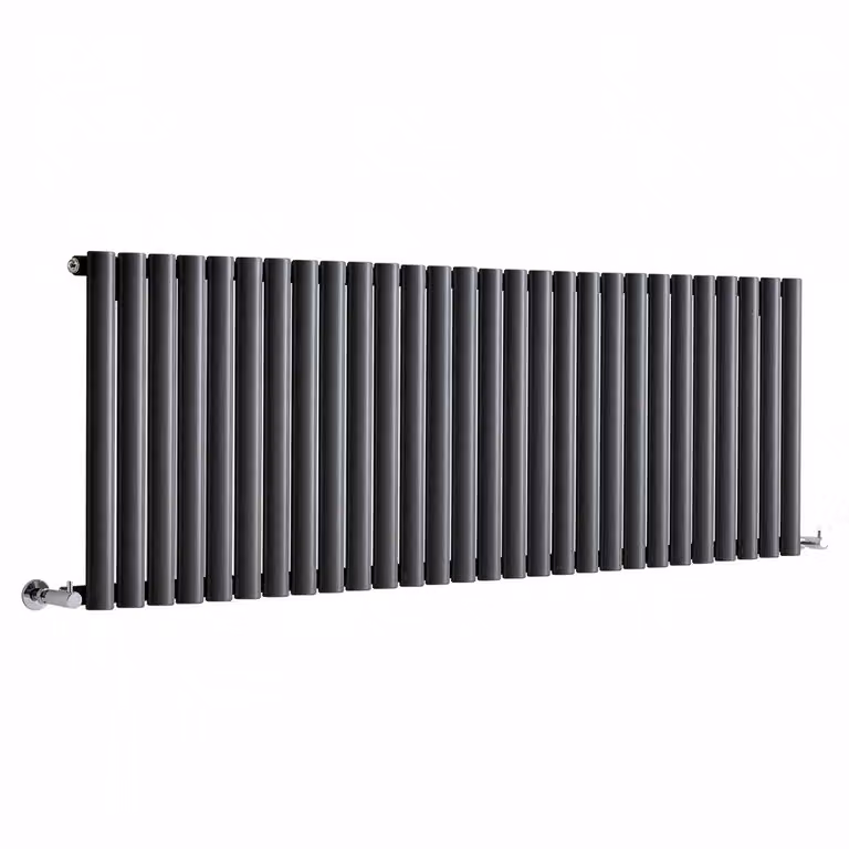 Radiatore di Design Orizzontale (Pannello Singolo) - 595mm x 1652mm - Antracite - Sterling Quinn by Hudson Reed