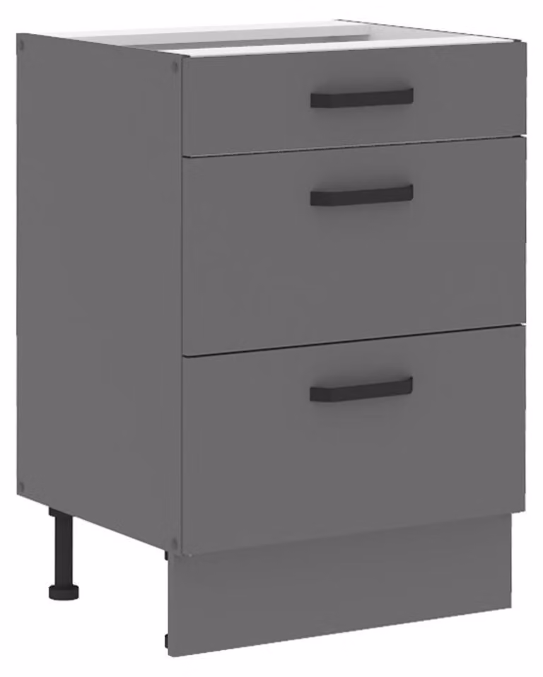 Cucina NESSA Mobile base 60 cm antracite Linea cucina Blocco cucina Cucina componibile