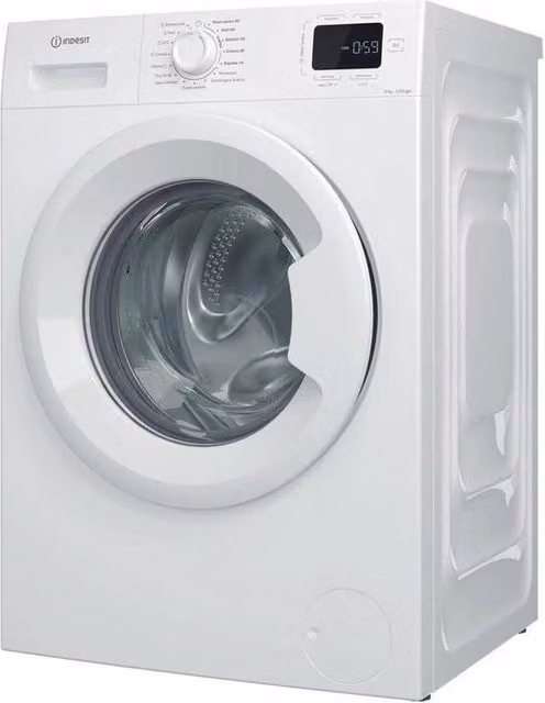 Lavatrice a carica frontale Indesit IM 862 MY TIME IT da 8 kg, 1200 rpm, Classe A, colore Bianco, L: 60 cm, P: 54,6 cm, H: 84,5 cm