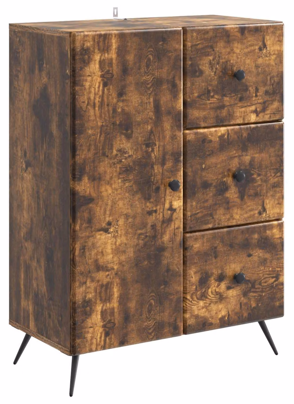 Credenza Rovere Fumo 66 x 34,5 x 90 cm Legno ingegnerizzato