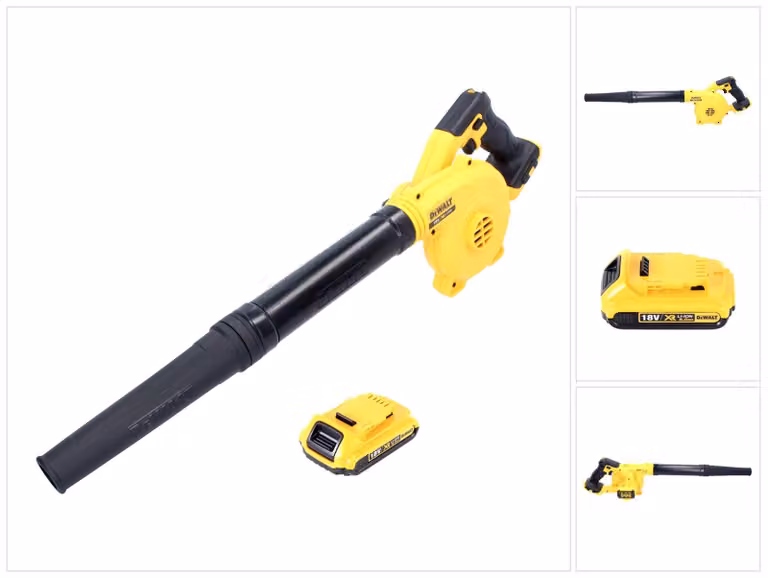 DeWalt DCV 100 N soffiatore a batteria / soffiatore di foglie 18 V + 1x batteria ricaricabile 2,0 Ah - senza caricabatterie