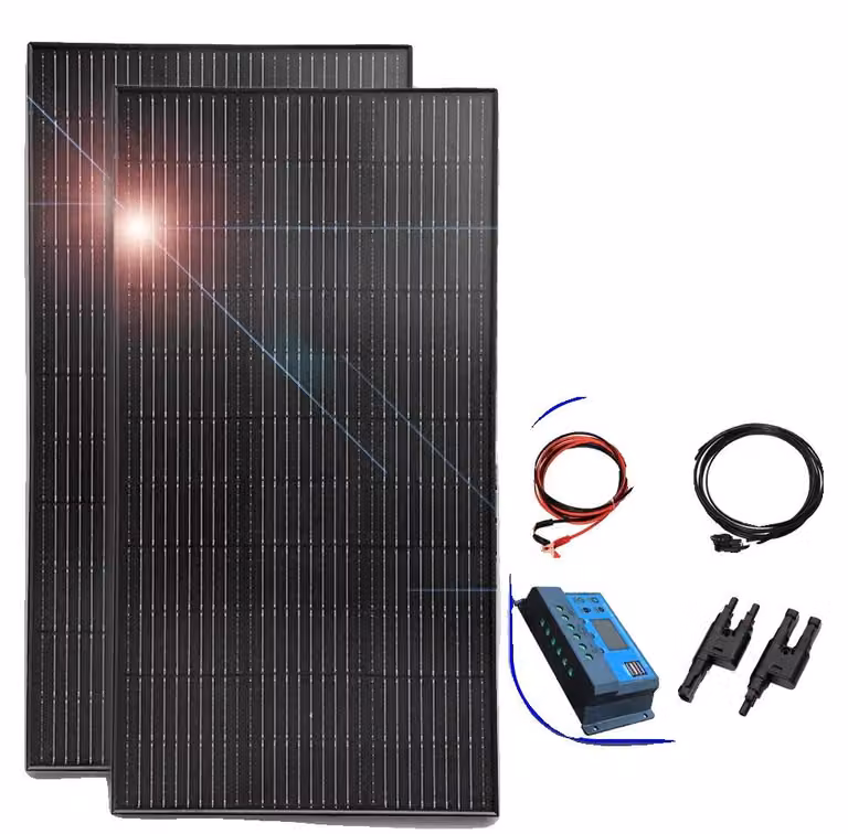 Pannello solare, alta efficienza, costruzione resistente, kit da 210W
