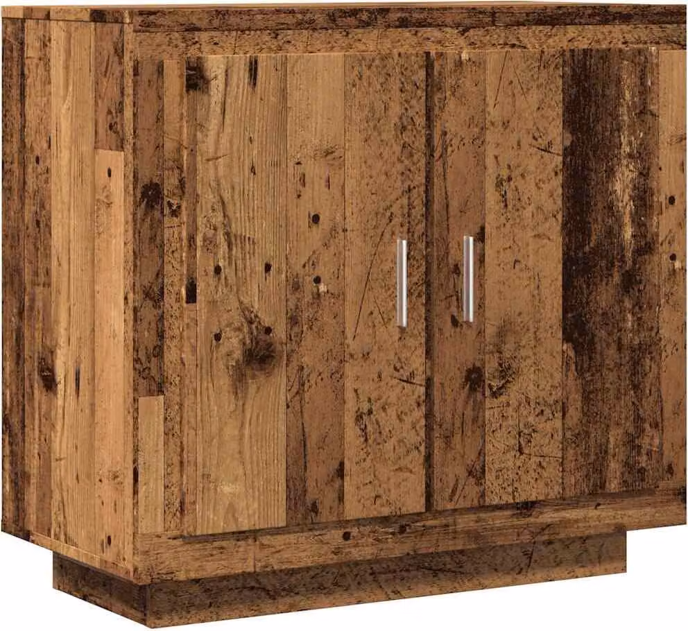 Credenza Legno Antico 80x40x75 cm in Legno Multistrato