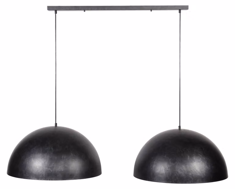 FURNLUX Lampada da soffitto Cupola Antracite 142 cm / Colore principale: Nero / Dimensioni: 142 x 150 x 60 cm