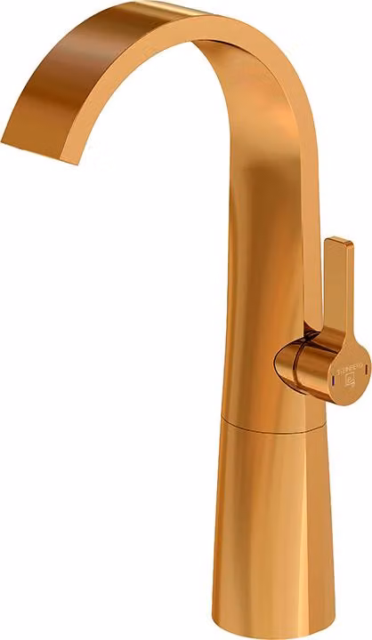 Steinberg Série 280 Mitigeur de lavabo, haut, commande latérale, sans garniture découlement, saillie 155mm, 2801700RG, 2801700RG