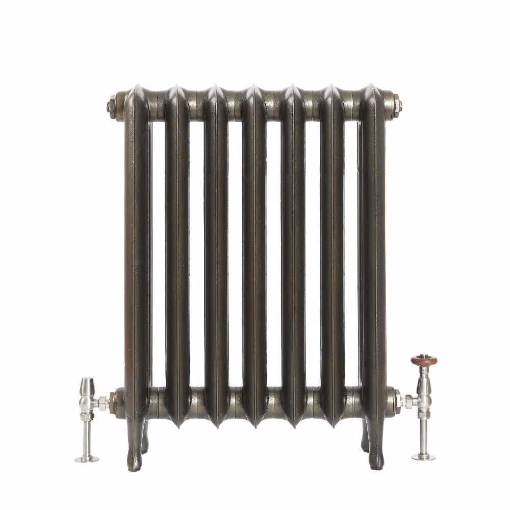 Radiatore Tradizionale in Ghisa Colonne Ovali Ottone Classico 760x588mm - Erté