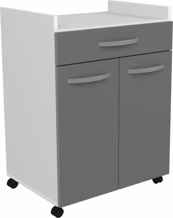 Cucine Dessert OSLO, 60 cm, 1 cassetto, 1 anta, 60 x 44 x 81 cm, grigio lucido