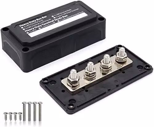 300 A, quadro di distribuzione con 4 connettori M8 - AUA13341