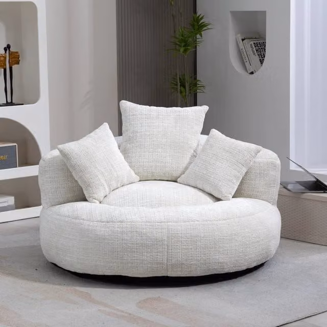 Poltrona Lazy comoda - Zephmum- Con tre cuscini per interni ed esterni
