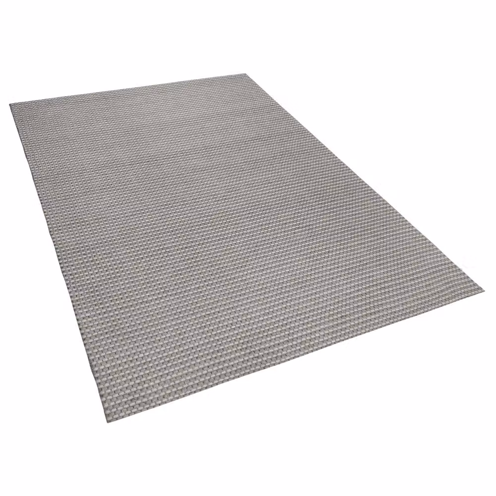 Tappeto Beliani Grigio Moderno in Lana e Poliestere, L/P: 160 x 230 cm – 2