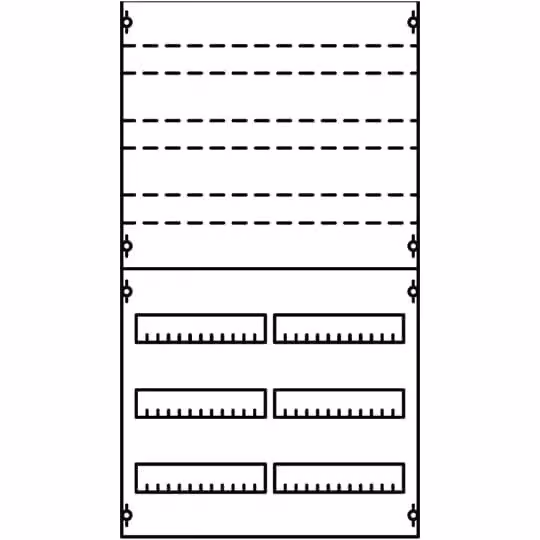 Pannello di distribuzione STRIEBEL a 2 moduli 2V23KA