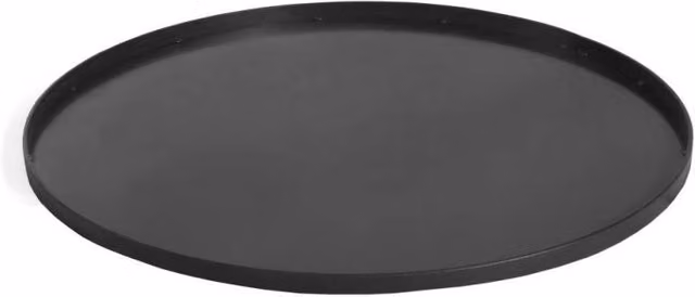 Portacenere per braciere Cook King in acciaio nero, diametro 70 cm