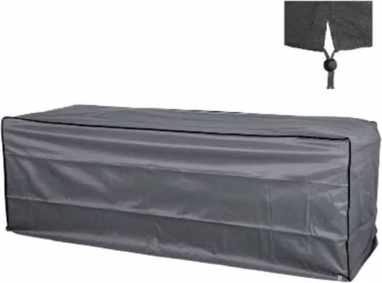 Copricuscino multicolore grigio per mobili da giardino in poliestere idrorepellente L: 220 cm, P: 80 cm, H: 80 cm
