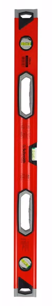 Livella a bolla in alluminio con maniglie, ergonomica, 120 cm. Livella di precisione, livella per muratori, livella per l'edilizia, strumento di misurazione, strumento di misurazione in alluminio, livella professionale di alta qualità per cantieri
