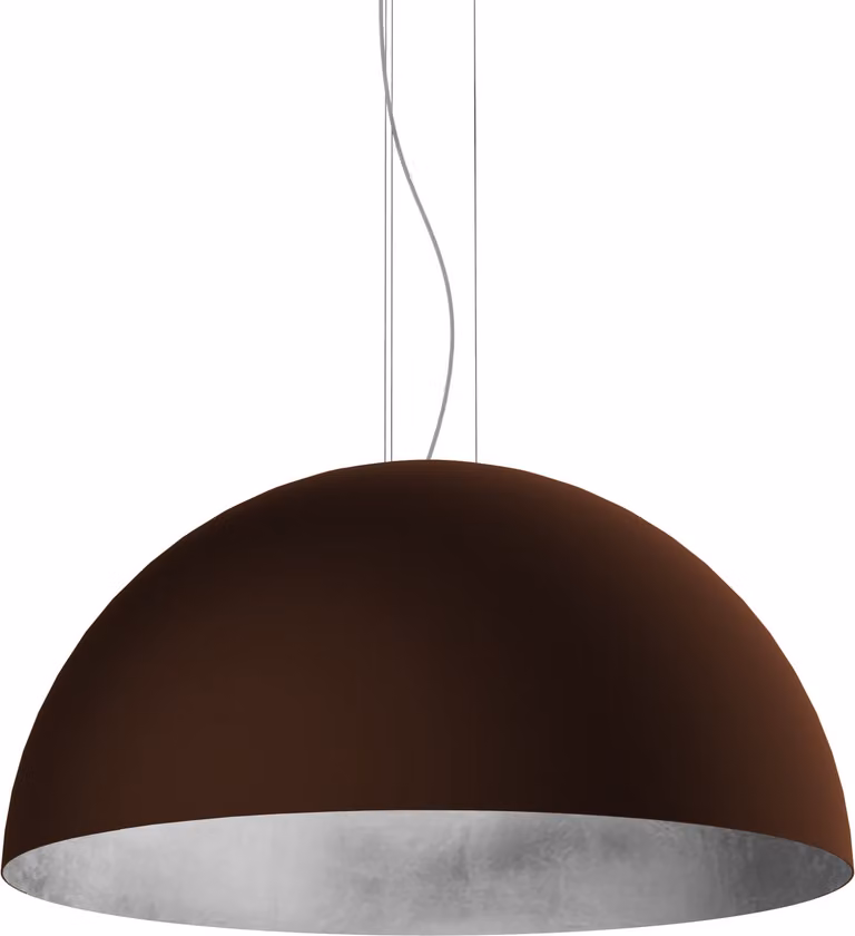 Lampada A Sospensione Venice In Acciaio Corten