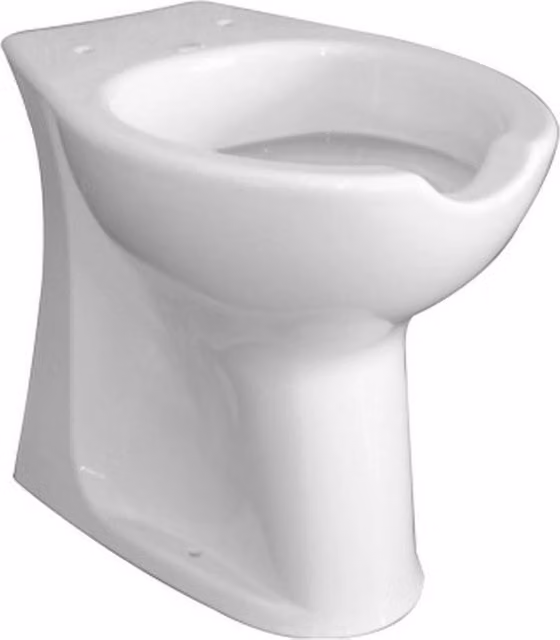 Wc in ceramica serie open con apertura anteriore e scarico unificato parete-pavimento