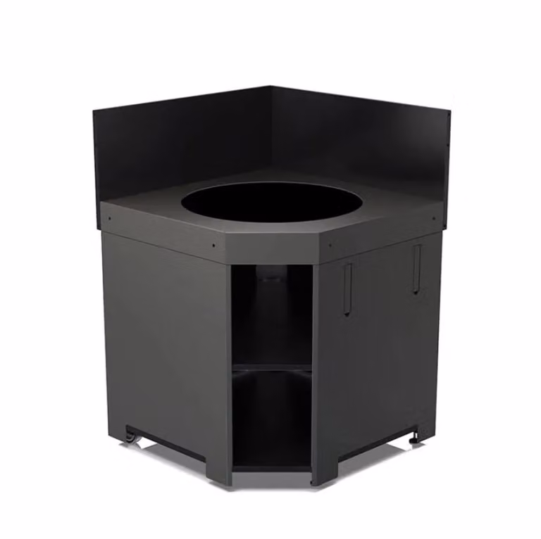 Modulo angolare kamado M & L grigio scuro e nero Enò
