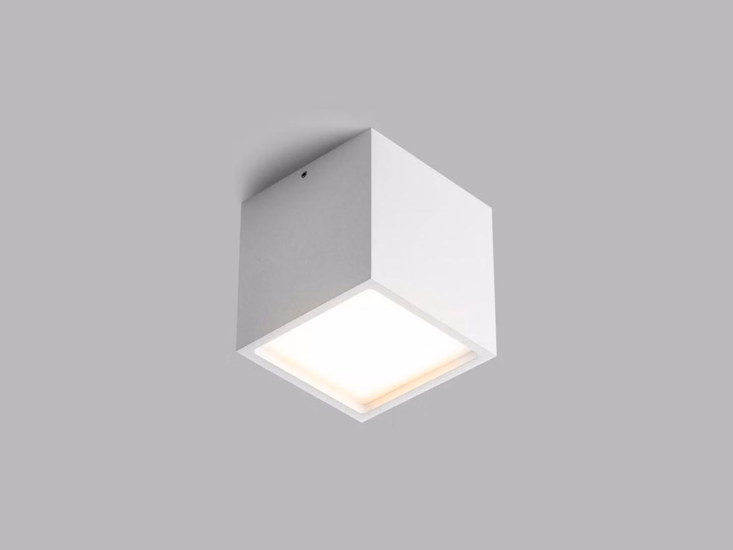 LED2 5111131DT Plafona da esterno CUBE, W TRIAC 12W 3000K bianco
