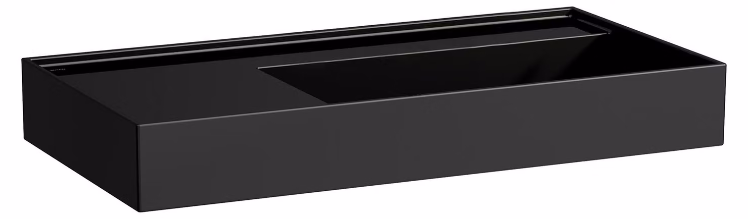 LAUFEN Kartell lavabo à poser, tablette à gauche, sans trou pour robinet, sans trop-plein, 900x460mm, H8183390201121, H8183390201121