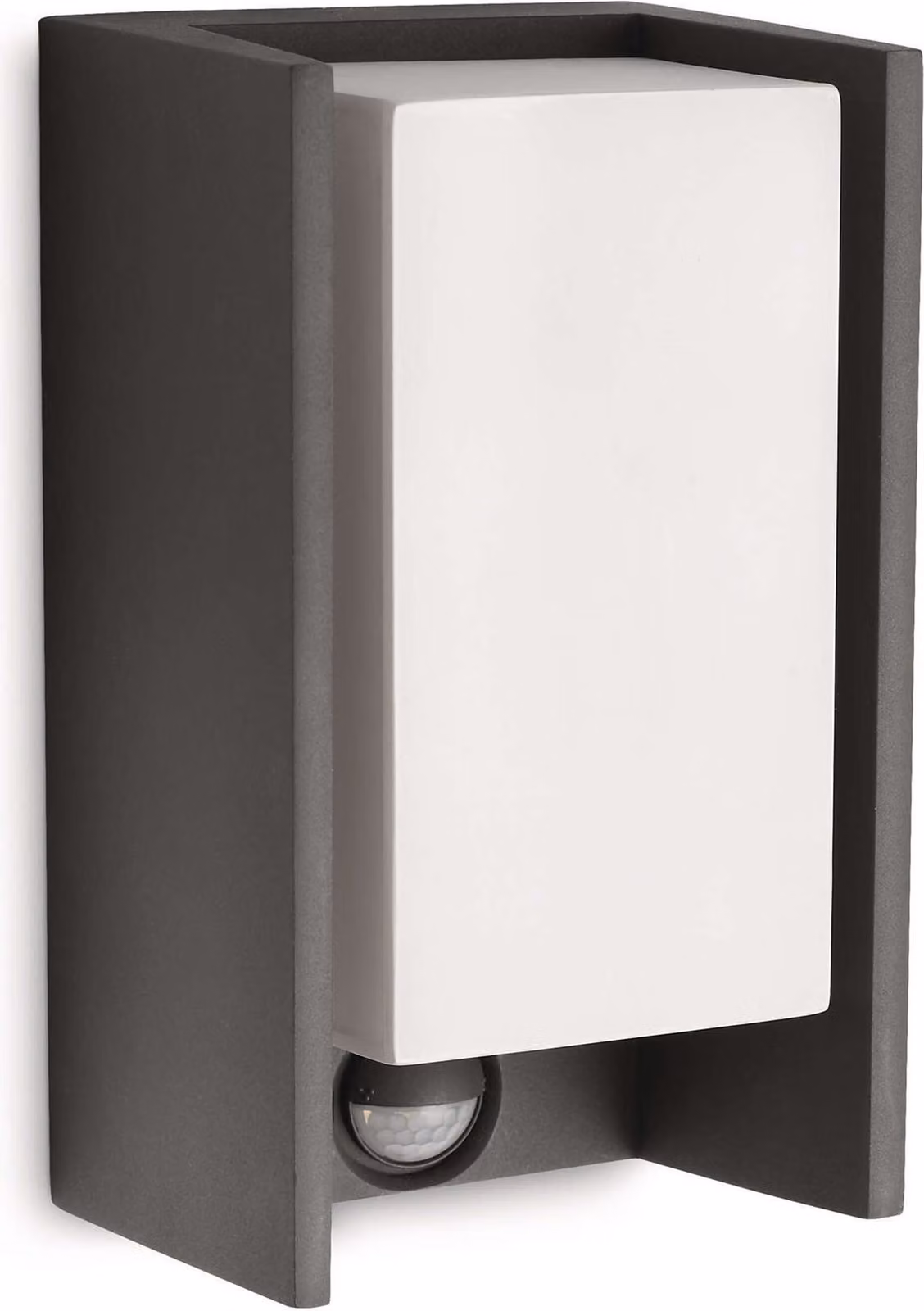 Philips EcoMoods Lampada da parete, Lampada da parete per esterni, Antracite, Alluminio, IP44, Giardino, Terrazza, II