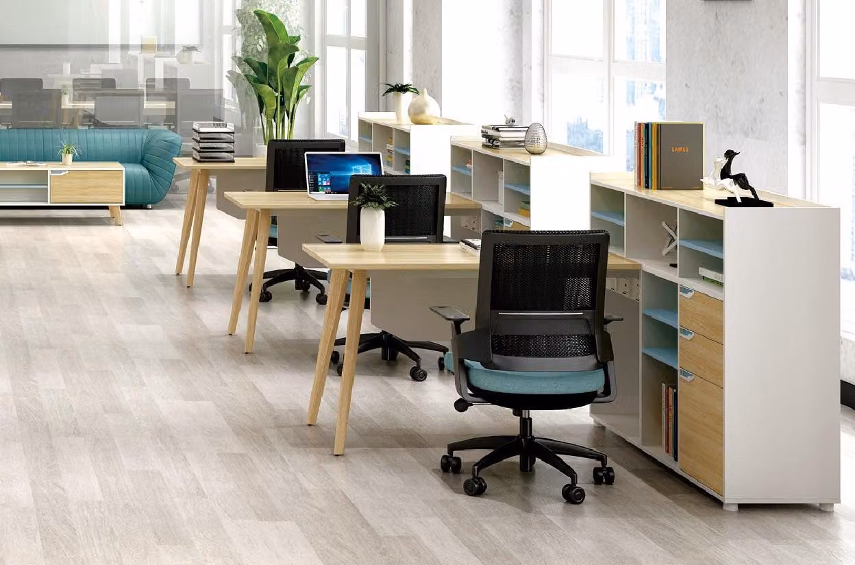 Schreibtisch mit Regal Home Office Büroeinrichtung Möbel Schreibtisch Tische