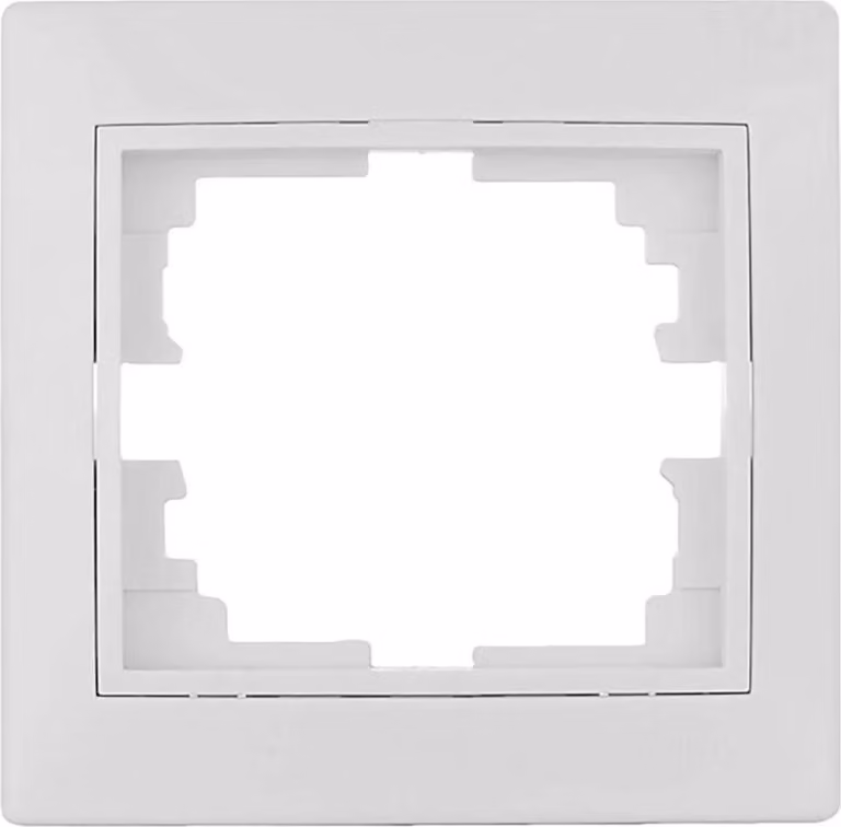 SOLERA 42952 Telaio per 1 elemento Bianco 83X81X10MM S.Europa, Neutro
