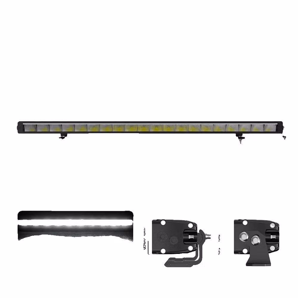 Striscia LED, luce bianca fredda (6500K), montaggio regolabile, 42 pollici