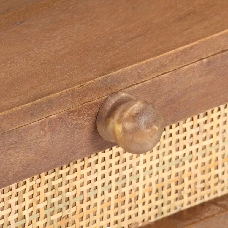 Tavolino 100x60x40 cm in legno massiccio di mango