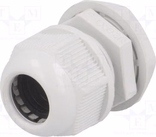 5 x Raccordi per cavi M20, grigi, modello RNMG20X1.5, passo 1,5, grado di protezione IP65, materiale: [specificare il materiale]