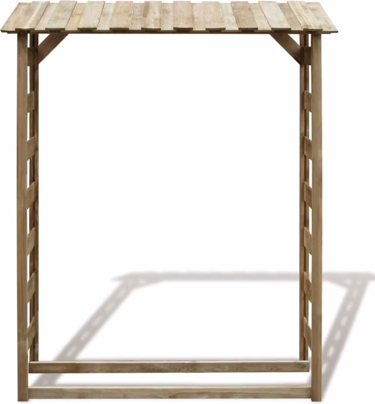 Deposito per Legname Capanno 150x44x176 cm Pino Impregnato
