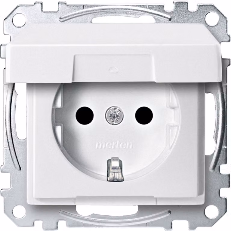 Merten MEG2310-0419 Presa di corrente CEE 7/3 Bianco (MEG2310-0419)