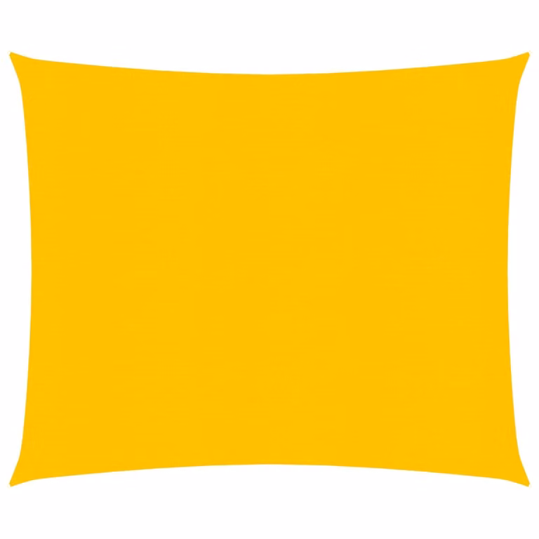 The Living Store Tenda da sole 160 g/m² Giallo 2,5x2,5 m HDPE