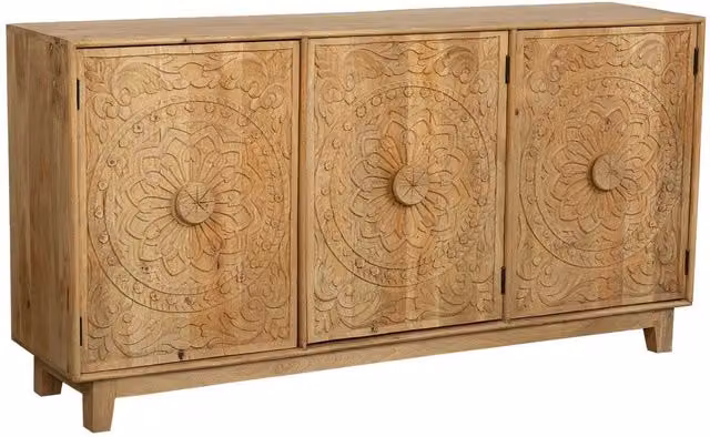 Credenza in legno marrone Wanderlust Deco L/P/H: 175 x 43 x 90 cm