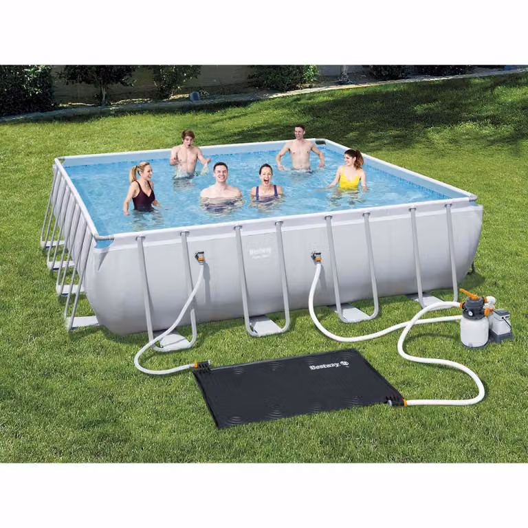 Materassino Bestway per riscaldamento solare della piscina in PVC nero